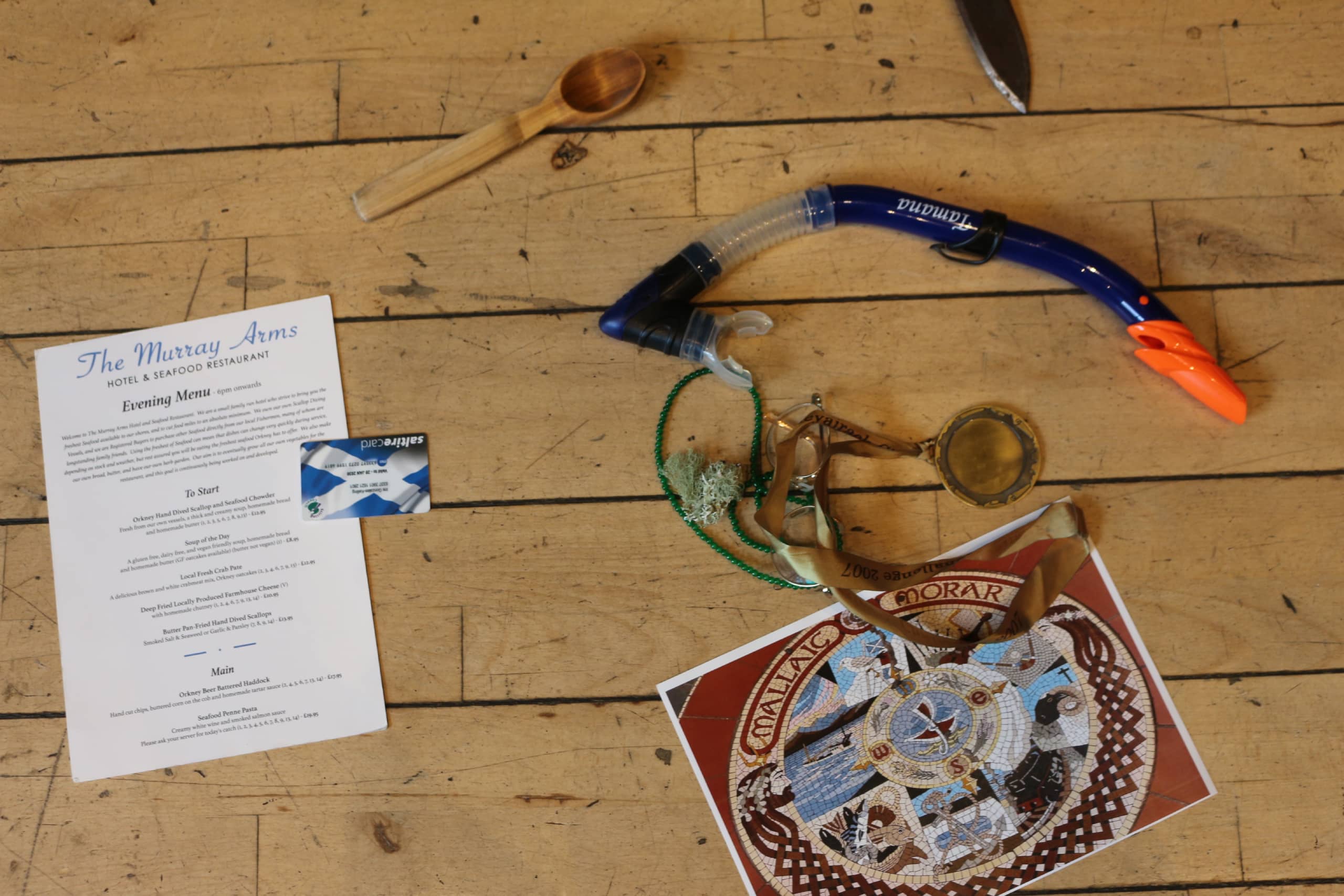 Objects brought by participants